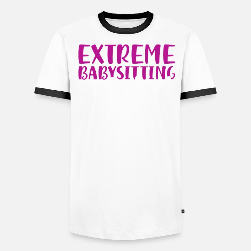 Extreme Babysitting Proud - Leihmutter Männer Kontrast-T-Shirt