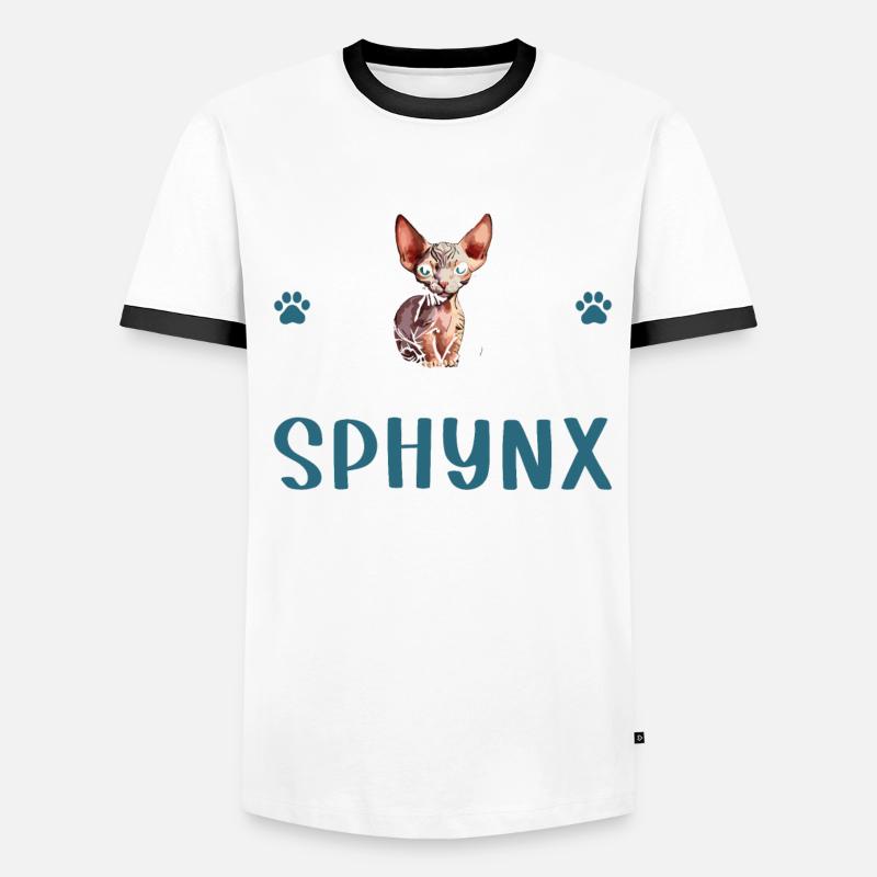 Purrfectly Obsessed With Sphynx Men's Ringer Shirt