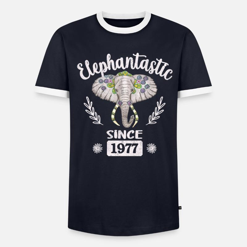 elephantastic since 1977 - Men's Ringer Shirt - undefined