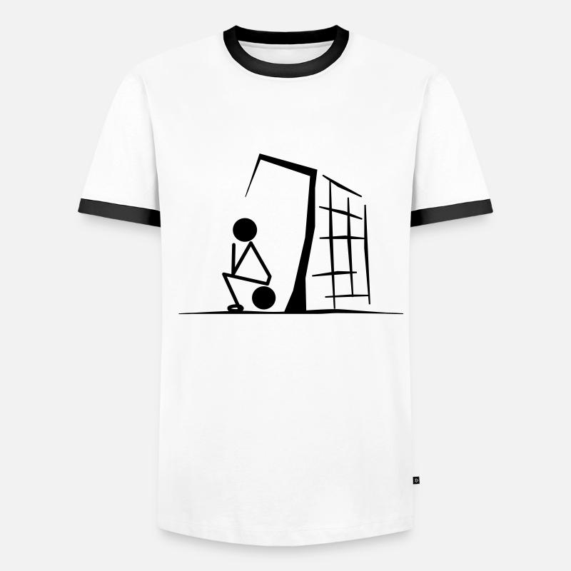 Torwart Männer Kontrast-T-Shirt