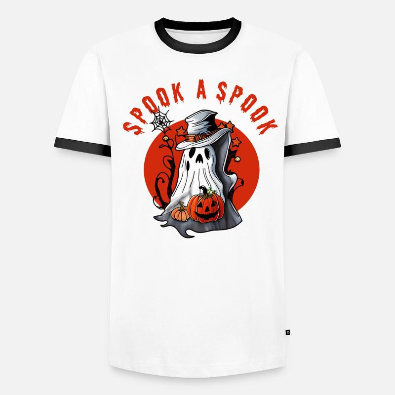 Erschrecke einen Spuk! Männer Kontrast-T-Shirt