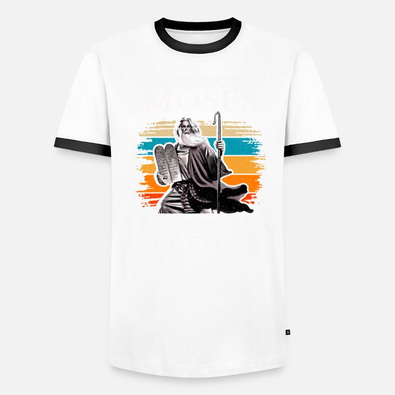 Moises First Daten hochladen Englisch Tablet Männer Kontrast-T-Shirt