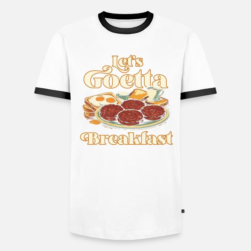 Saucisse de Goetta Let’s Goetta Breakfast T-shirt contrasté Homme