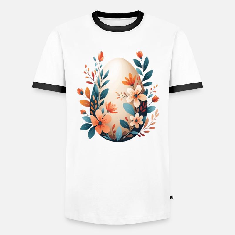 Spring Flower Egg Men's Ringer Shirt
