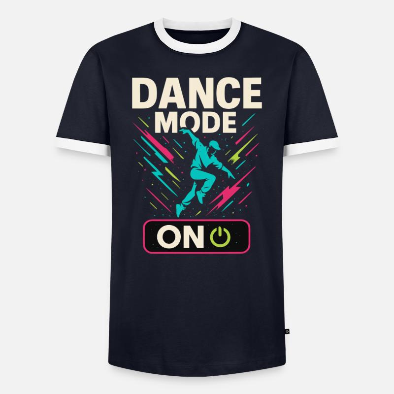 Mode Danse activé, soirée de streetdance en tannée T-shirt contrasté Homme
