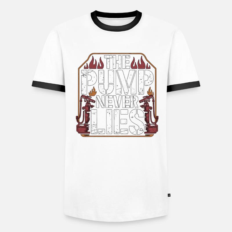 Fire Engineer The Pump Never Lies Fire Service Men's Ringer Shirt
