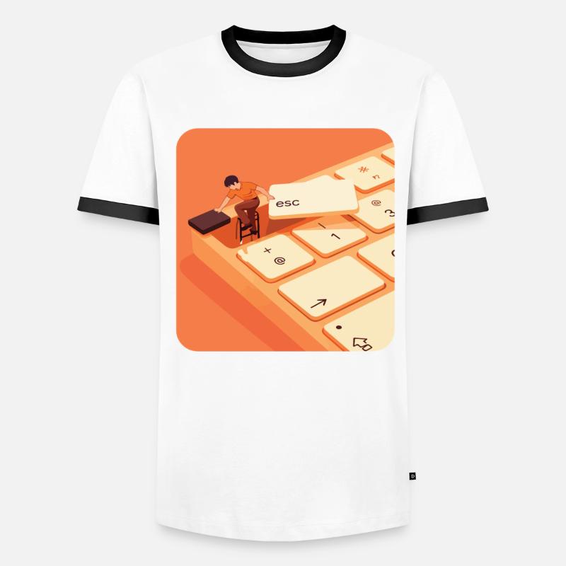 ESC – Work Mode Off Men's Ringer Shirt