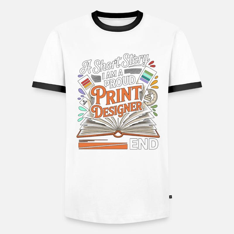 Designer d’impression : Un designer créatif de nouvelles T-shirt contrasté Homme