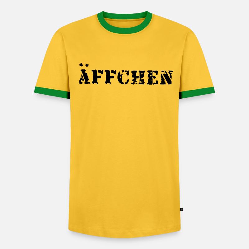 äffchen - Männer Kontrast-T-Shirt - undefined