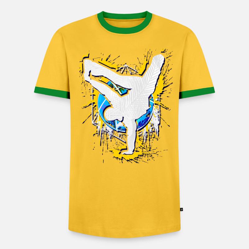 Breakdance - Breakdancer - Breakdancing - BBoy - Männer Kontrast-T-Shirt - undefined