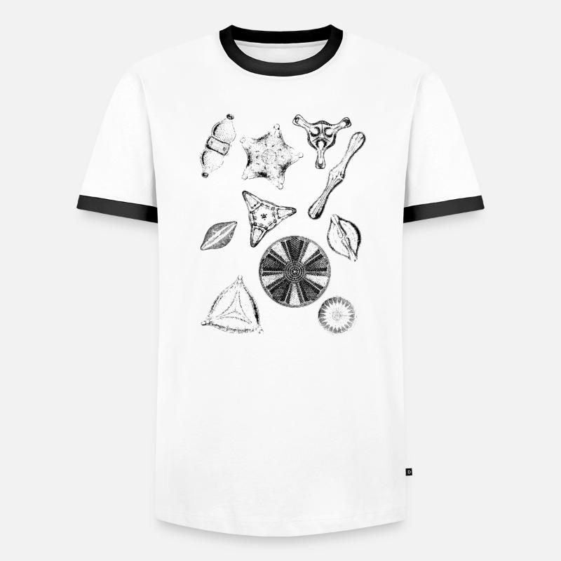 diatoms, algae diatom Men's Ringer Shirt