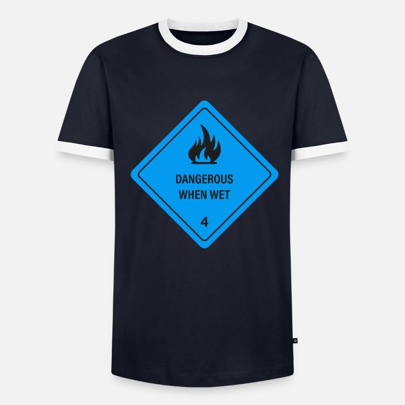 Wet and on fire! Men's Ringer Shirt