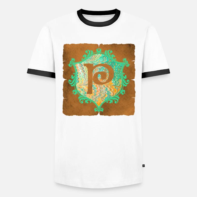 E 36 P T-shirt contrasté Homme
