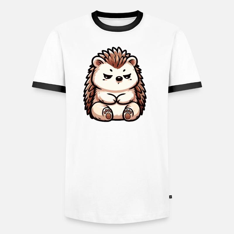 Parlez à la patte Hérisson Amoureux du hérisson Propriétaire du hérisson T-shirt contrasté Homme