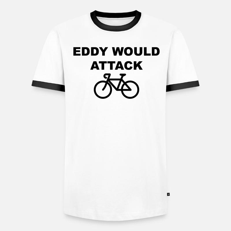 Eddy Would Attack Men's Ringer Shirt