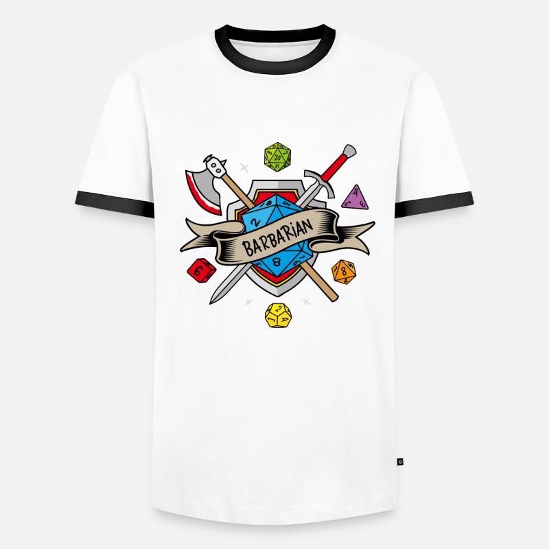 Barbarian RPG Men's Ringer Shirt