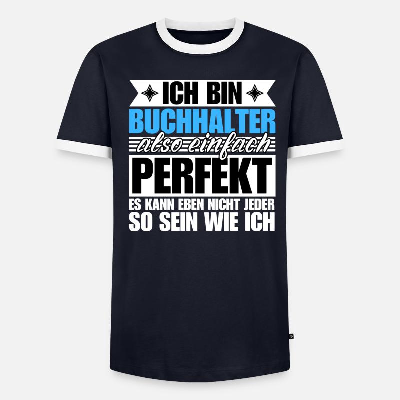 Perfekter Perfekter - Männer Kontrast-T-Shirt - undefined