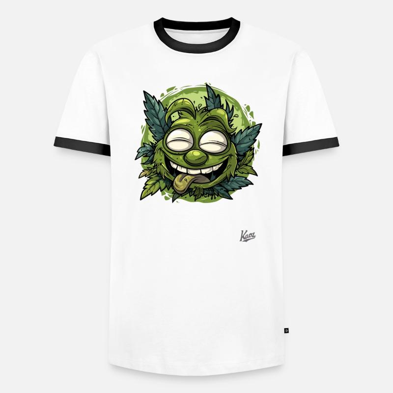Der immer berauschte Wald-Goblin Männer Kontrast-T-Shirt