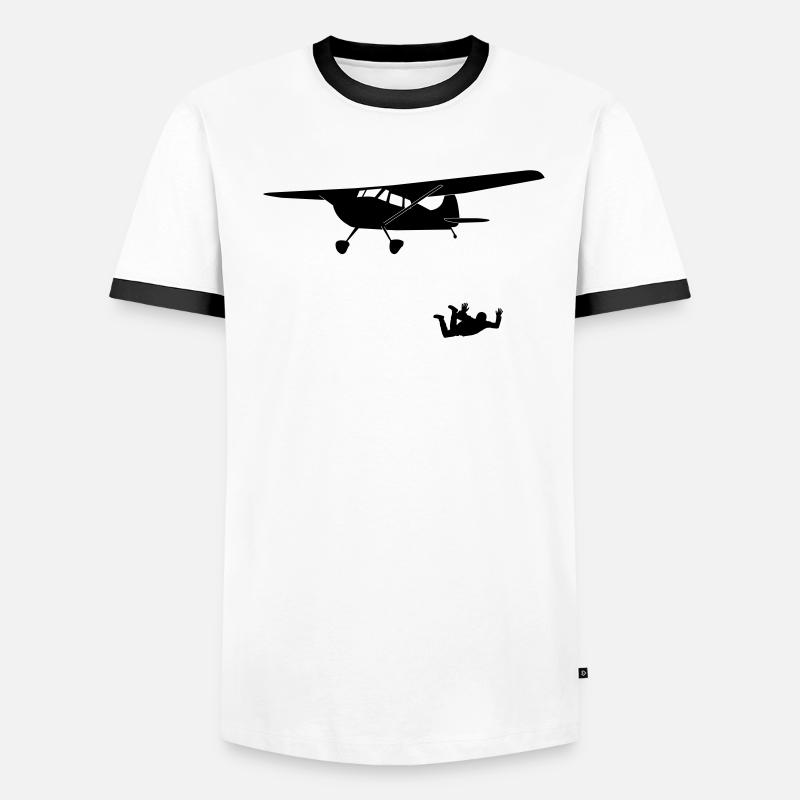 Parachutisme T-shirt contrasté Homme