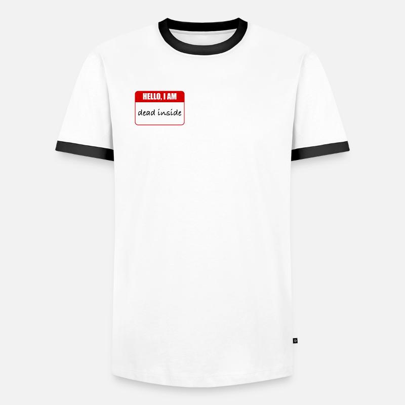 Ich bin innerlich tot. Männer Kontrast-T-Shirt