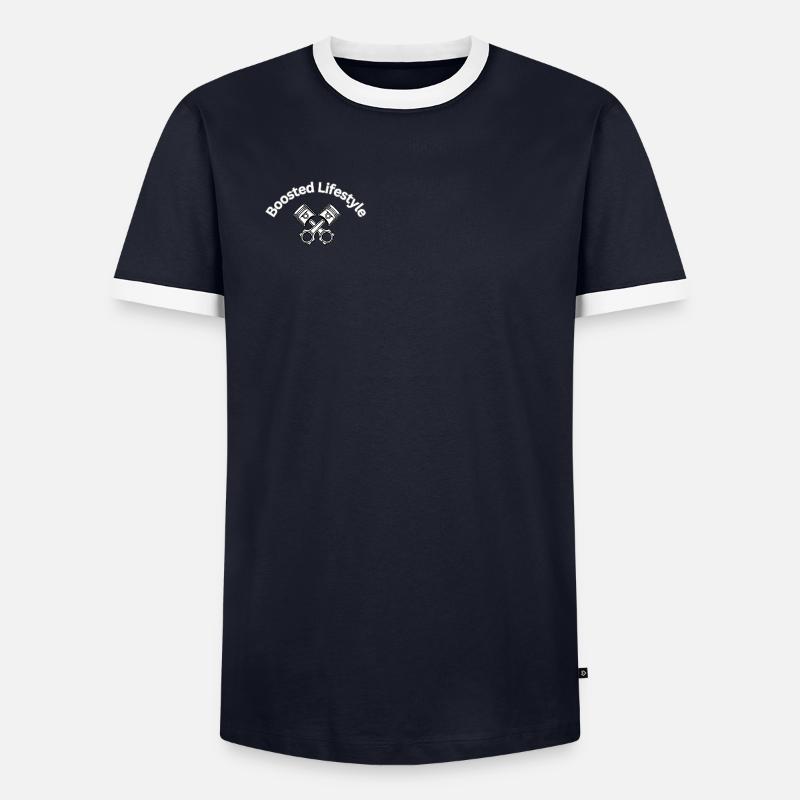Mode de vie amélioré T-shirt contrasté Homme