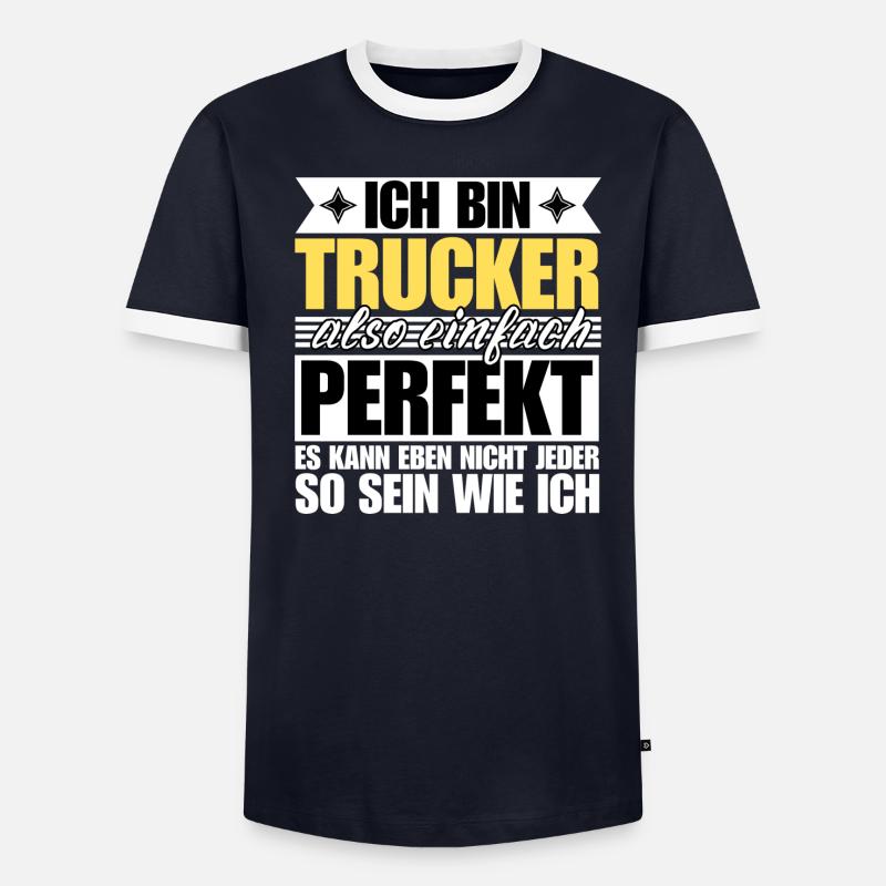 Perfekter Perfekter - Männer Kontrast-T-Shirt - undefined