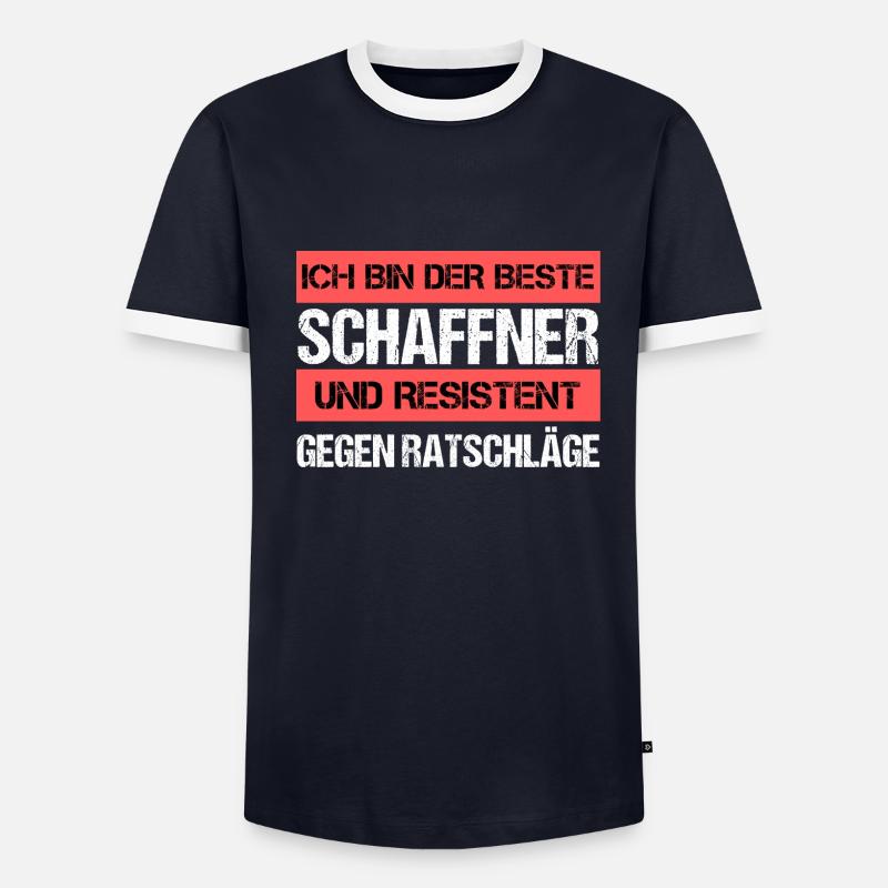 Resistenter Schaffner - Männer Kontrast-T-Shirt - undefined