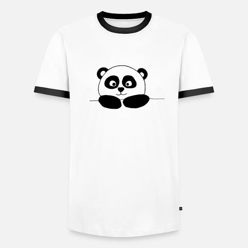 PANDA Men's Ringer Shirt