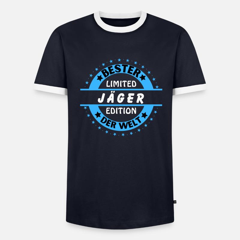 Bester Jäger der Welt - Männer Kontrast-T-Shirt - undefined