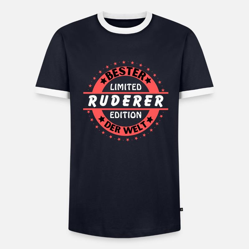Bester Ruderer der Welt - Männer Kontrast-T-Shirt - undefined