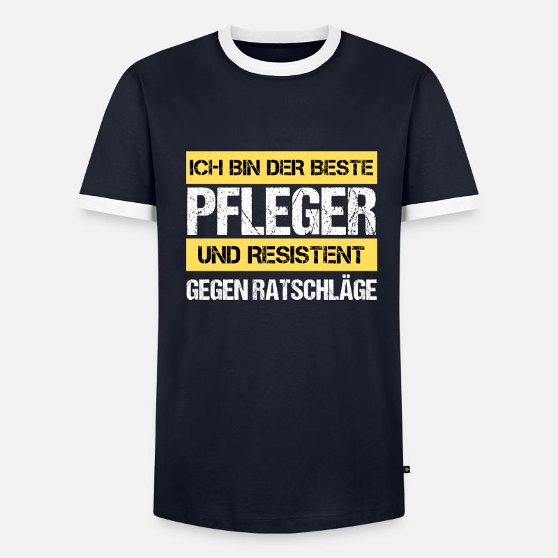 Resistenter Pfleger - Männer Kontrast-T-Shirt - undefined