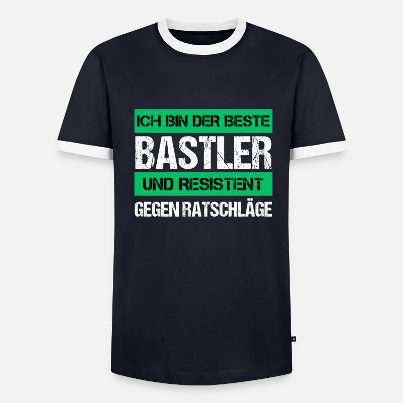 Resistenter Bastler - Männer Kontrast-T-Shirt - undefined