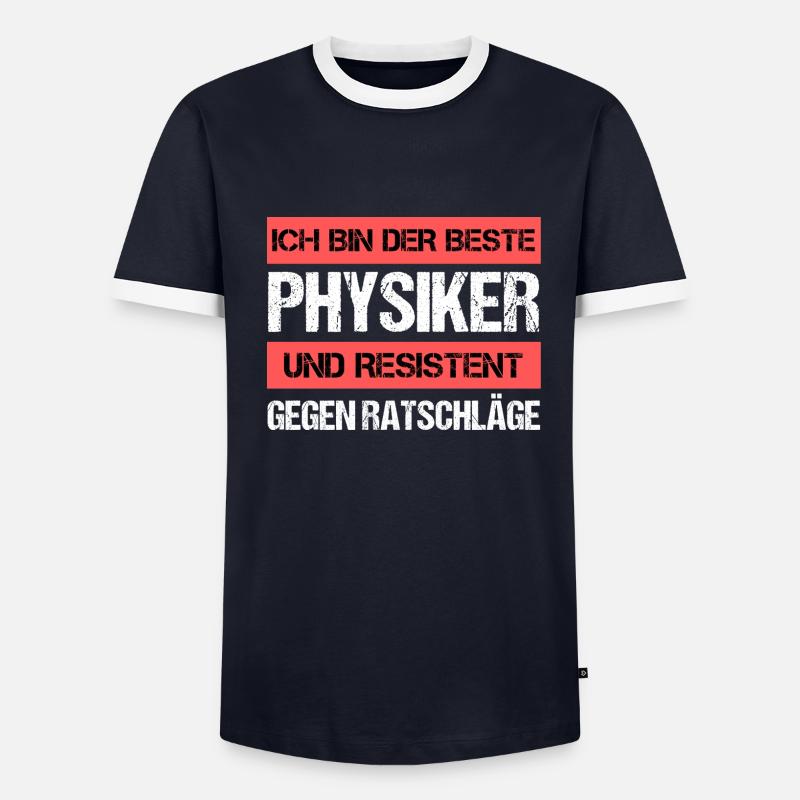 Resistenter Physiker - Männer Kontrast-T-Shirt - undefined