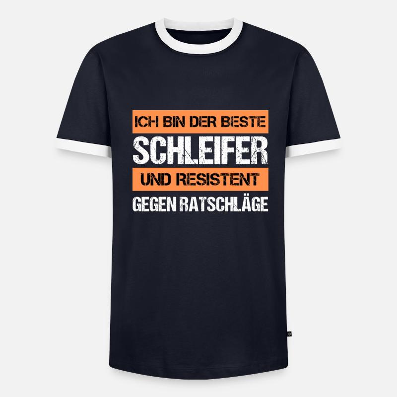 Resistenter Schleifer - Männer Kontrast-T-Shirt - undefined