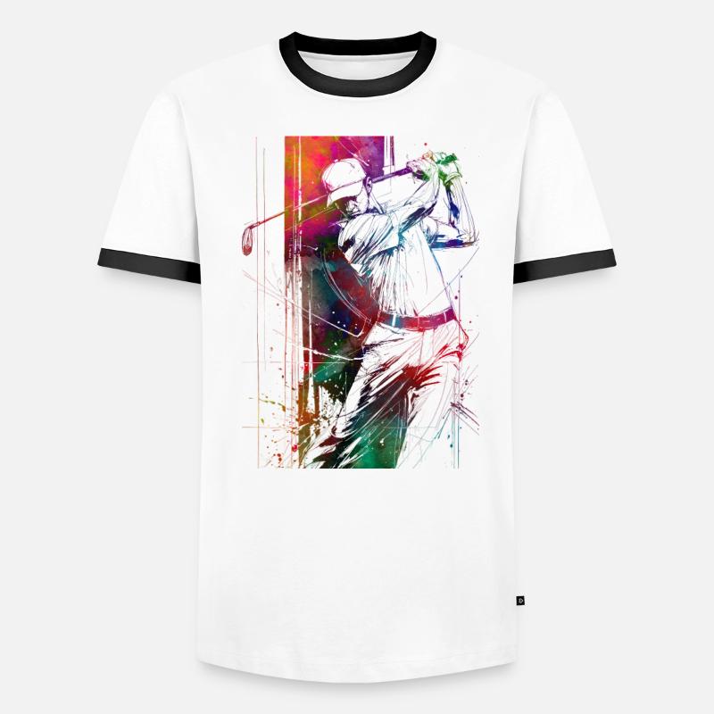 Golf player #golf Men's Ringer Shirt