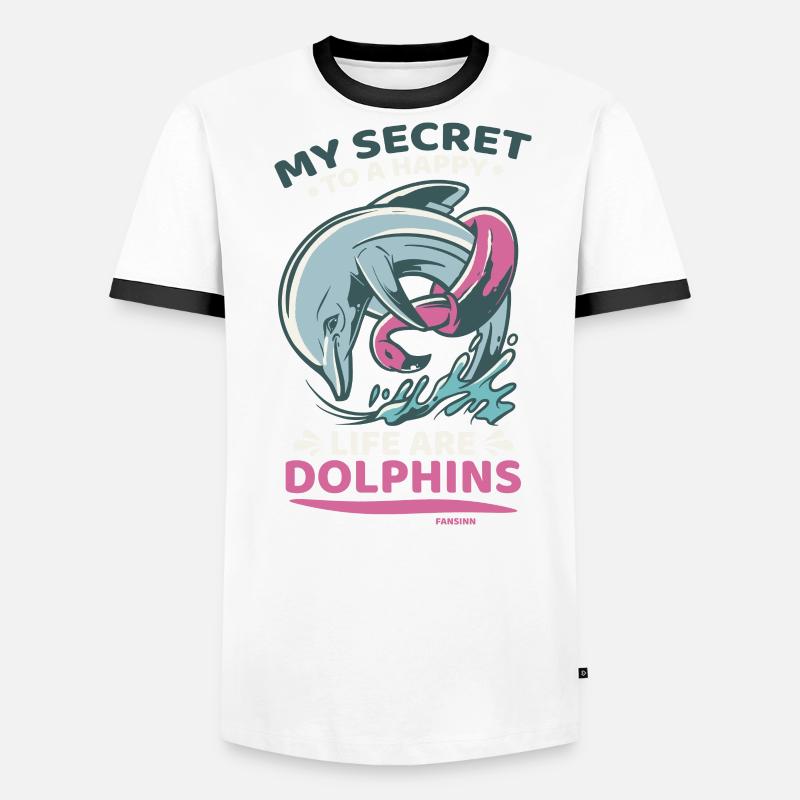 Dauphin T-shirt contrasté Homme