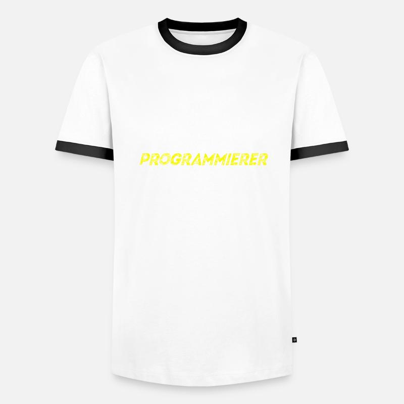 Lasst mich durch, ich bin Programmierer Geschenk Männer Kontrast-T-Shirt