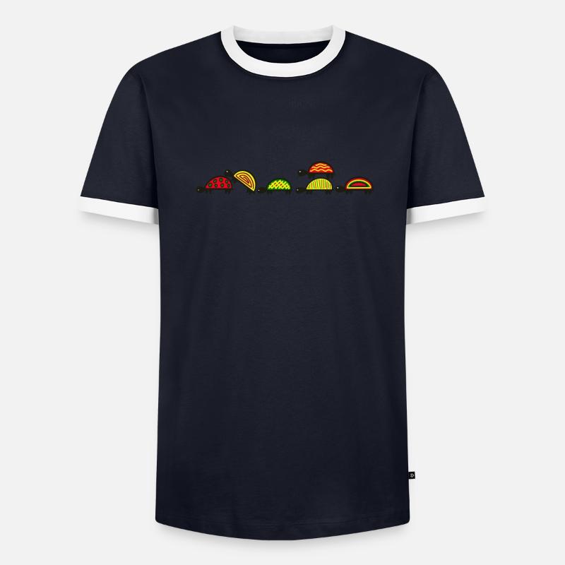 Turtle parade Men's Ringer Shirt