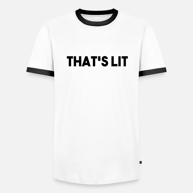 C’EST ALLUMÉ T-shirt contrasté Homme