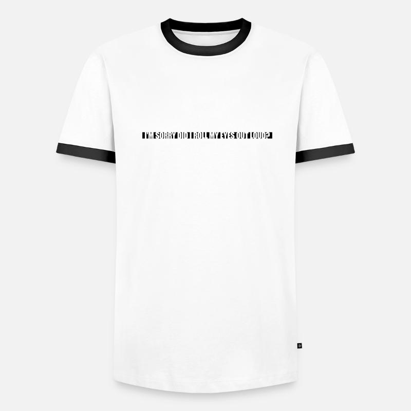 Roulez mes yeux T-shirt contrasté Homme