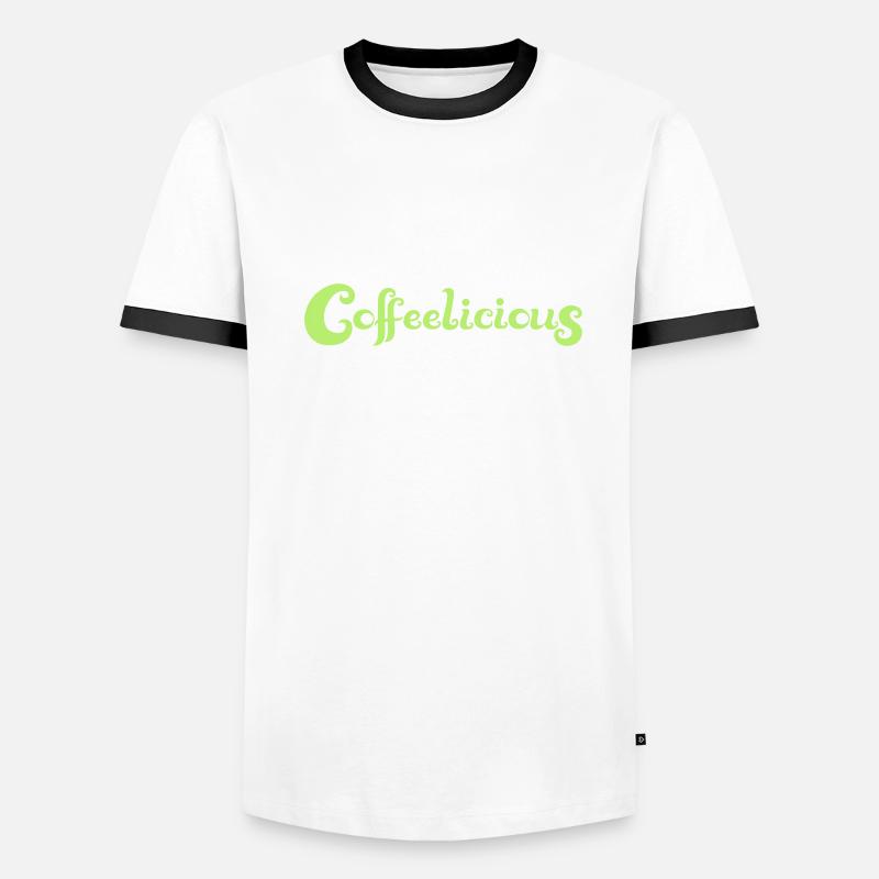 Coffeelicious Männer Kontrast-T-Shirt
