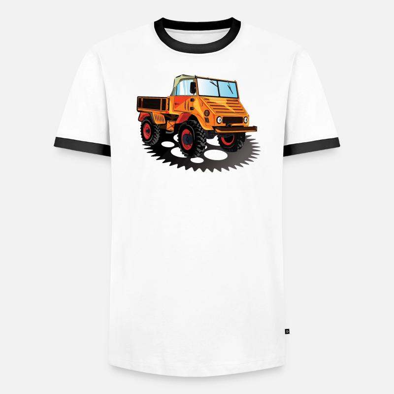 Unimog - Oldtimer - Offroad - Universal Motorgerät T-shirt contrasté Homme