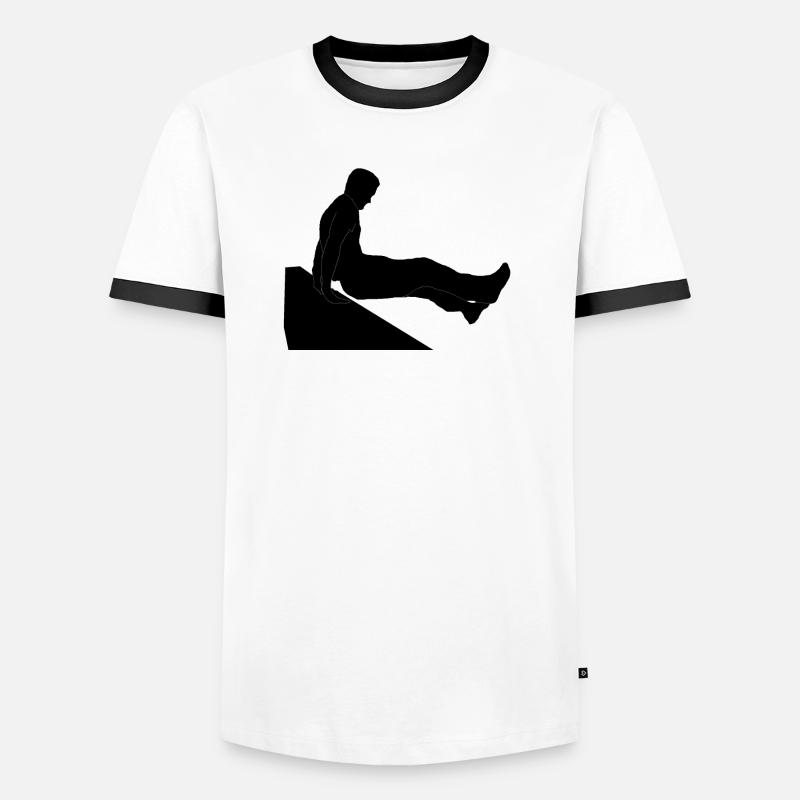 Compétence de saut de parkour Dash T-shirt contrasté Homme