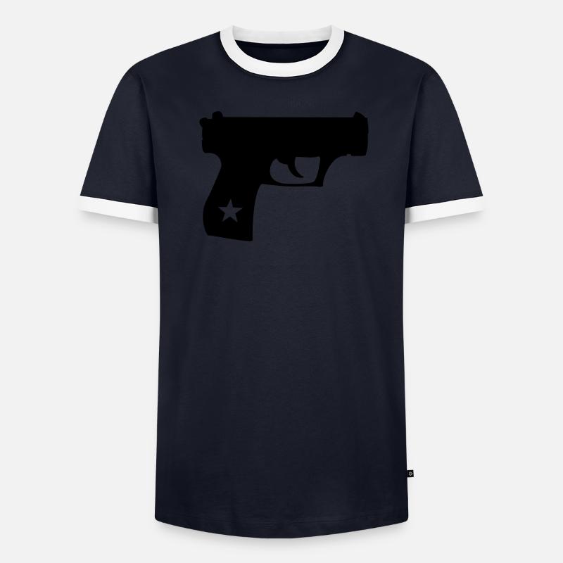 Pistol T-shirt contrasté Homme
