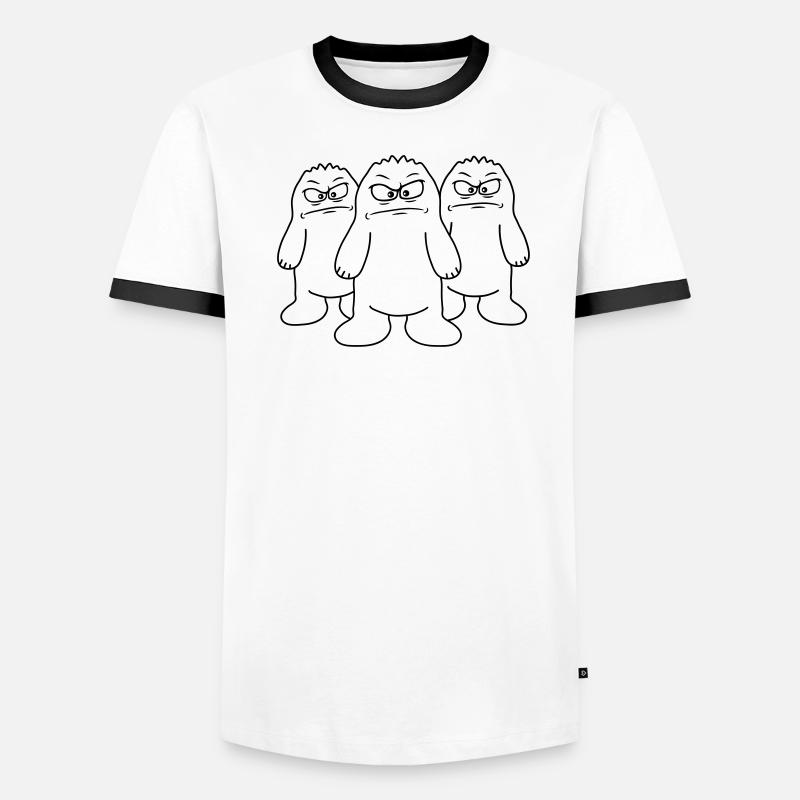 Angry Yetis Men's Ringer Shirt