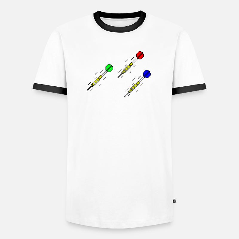 3 fléchettes T-shirt contrasté Homme