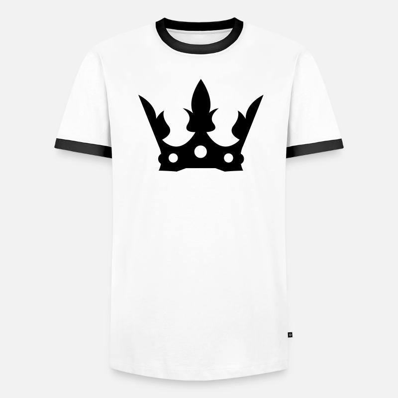 crown de Männer Kontrast-T-Shirt