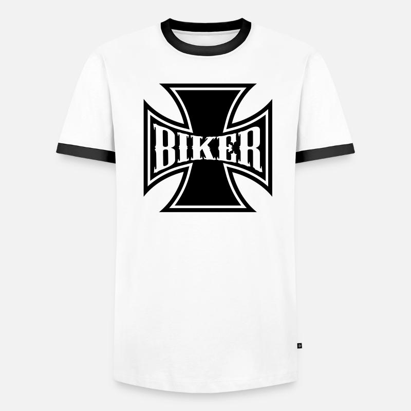 cb49_iron_biker uk Men's Ringer Shirt