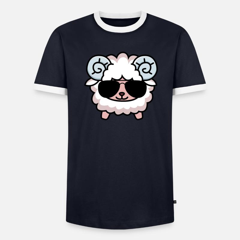 Horny buck Men's Ringer Shirt