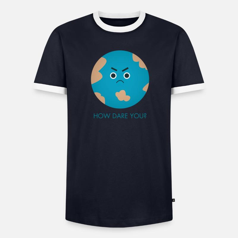 How Dare You | Greta Men's Ringer Shirt